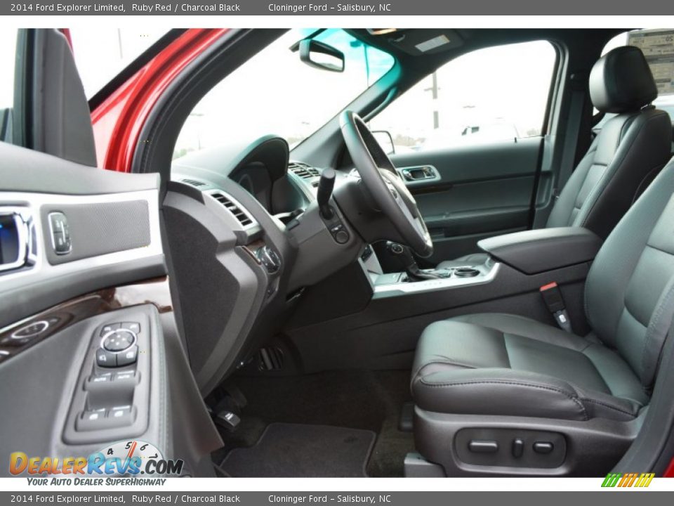2014 Ford Explorer Limited Ruby Red / Charcoal Black Photo #6