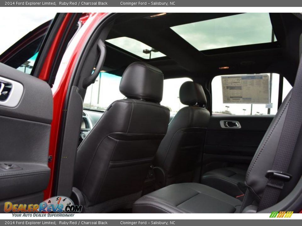 2014 Ford Explorer Limited Ruby Red / Charcoal Black Photo #8