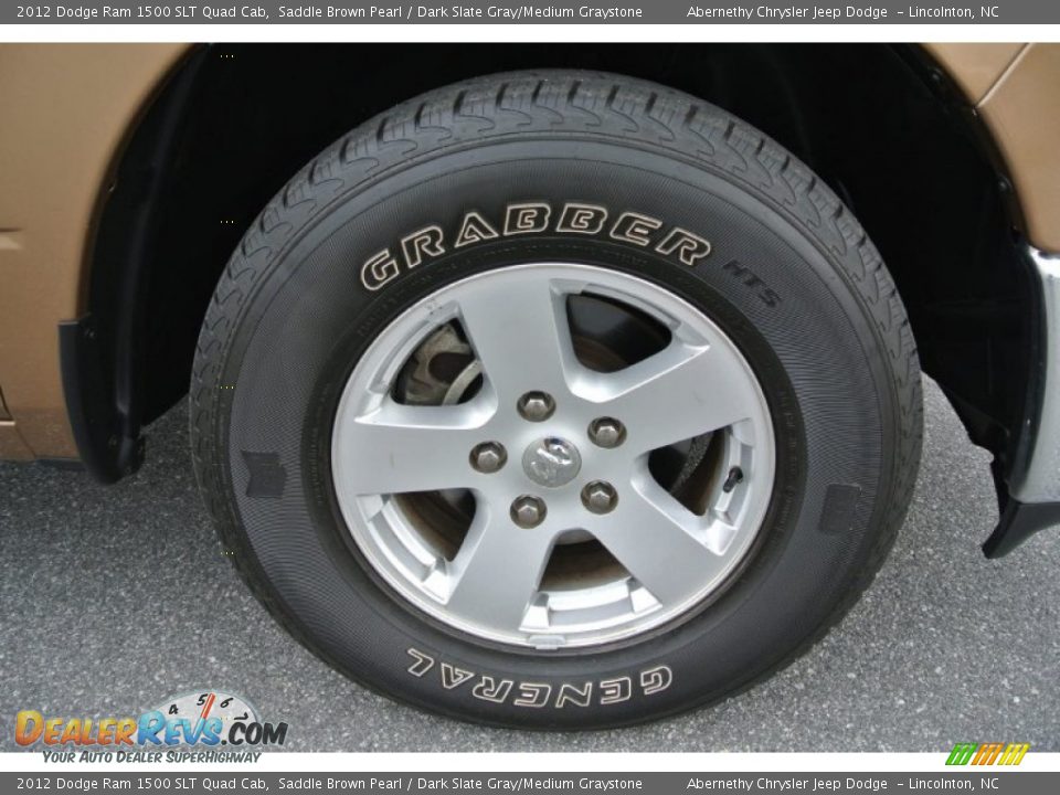 2012 Dodge Ram 1500 SLT Quad Cab Saddle Brown Pearl / Dark Slate Gray/Medium Graystone Photo #22