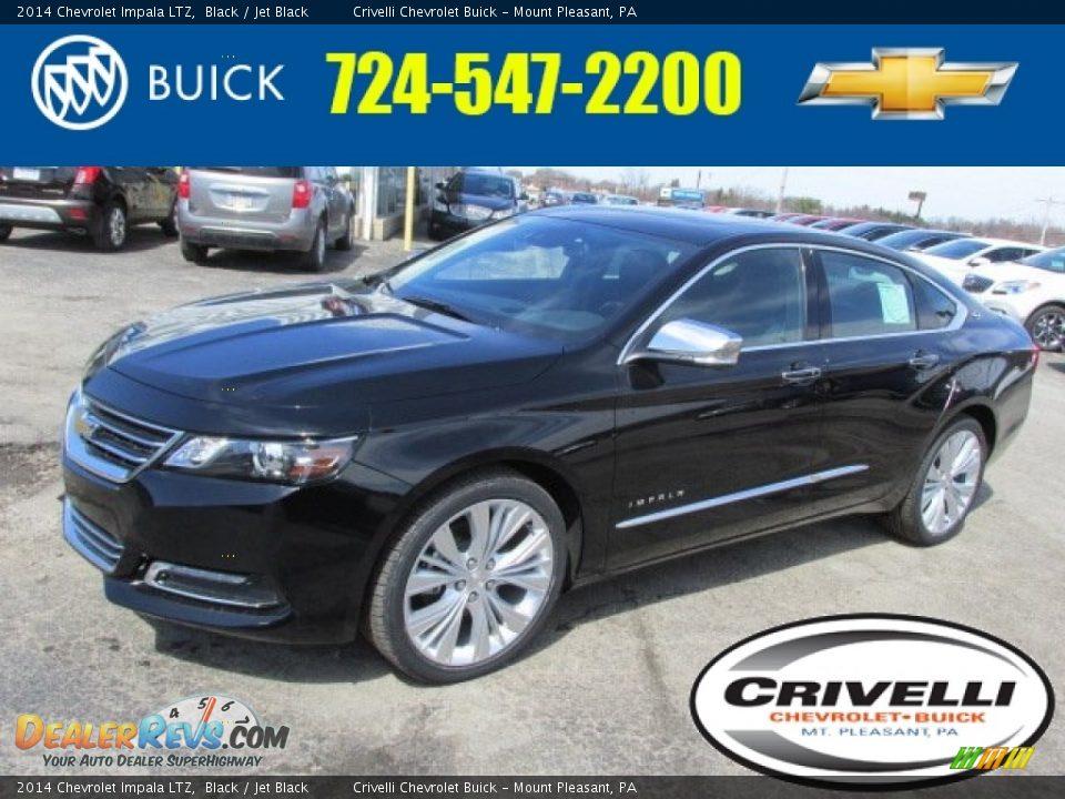 2014 Chevrolet Impala LTZ Black / Jet Black Photo #1