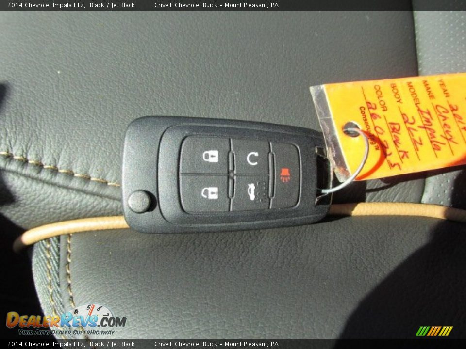 2014 Chevrolet Impala LTZ Black / Jet Black Photo #19