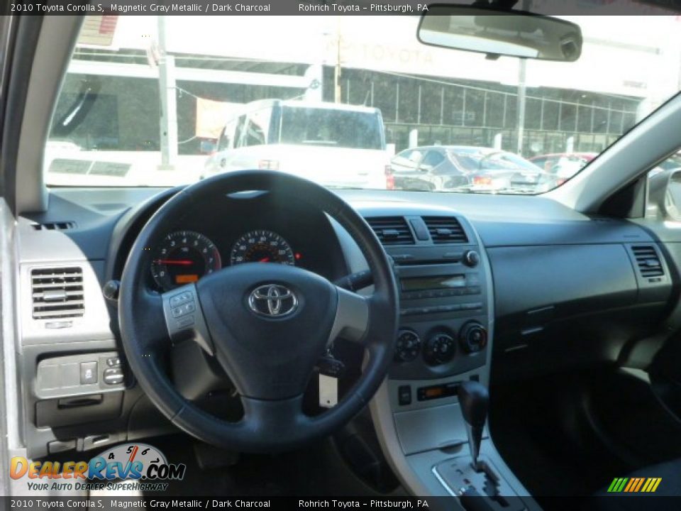 2010 Toyota Corolla S Magnetic Gray Metallic / Dark Charcoal Photo #6