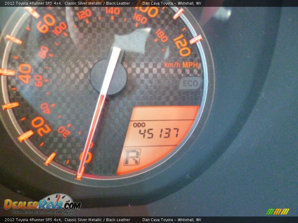 2012 Toyota 4Runner SR5 4x4 Classic Silver Metallic / Black Leather Photo #15