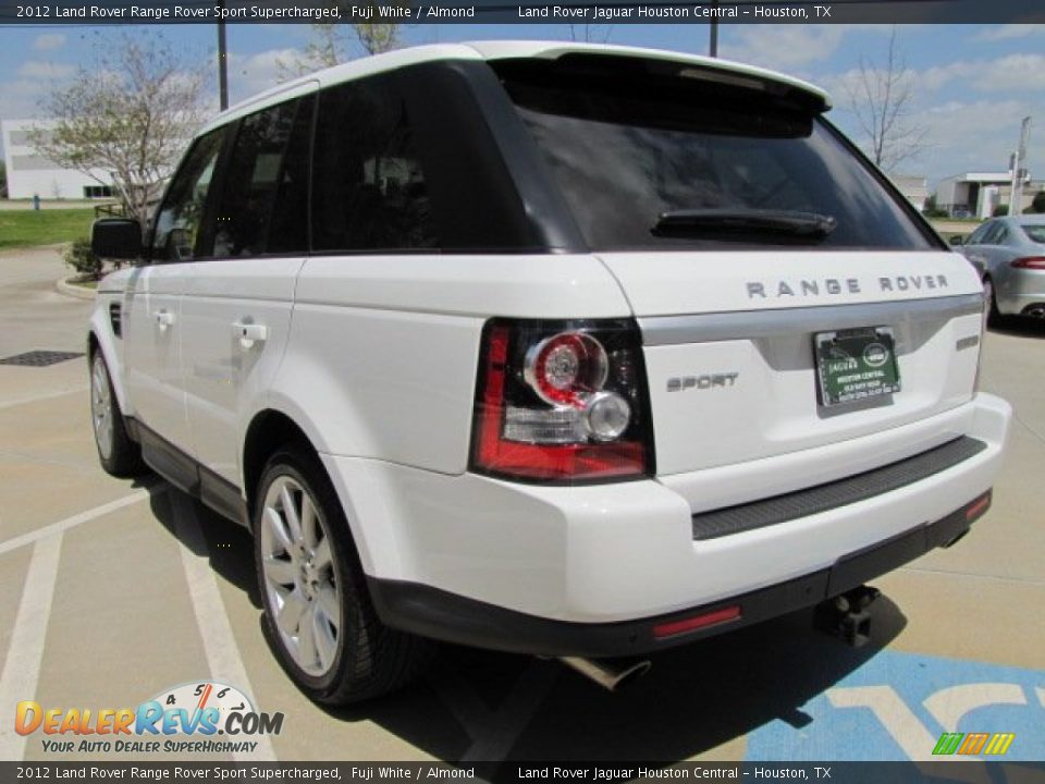 2012 Land Rover Range Rover Sport Supercharged Fuji White / Almond Photo #8