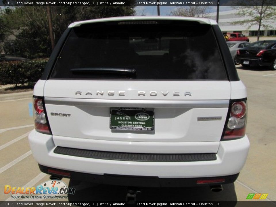 2012 Land Rover Range Rover Sport Supercharged Fuji White / Almond Photo #9