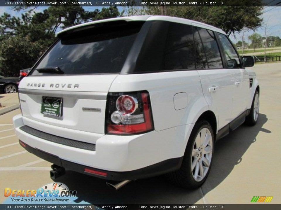 2012 Land Rover Range Rover Sport Supercharged Fuji White / Almond Photo #10