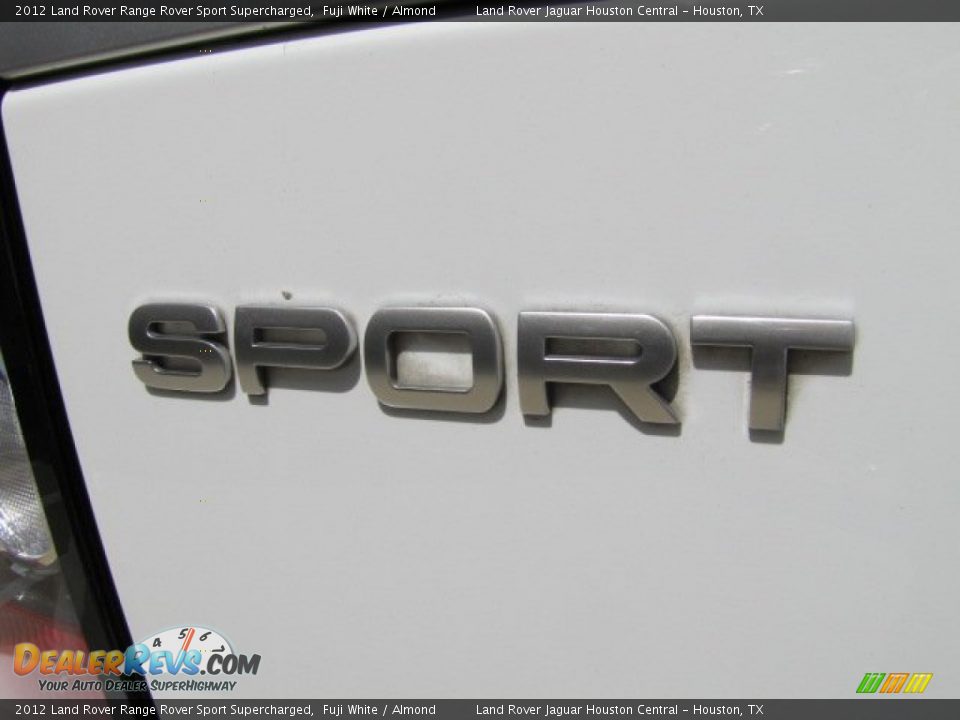 2012 Land Rover Range Rover Sport Supercharged Fuji White / Almond Photo #29