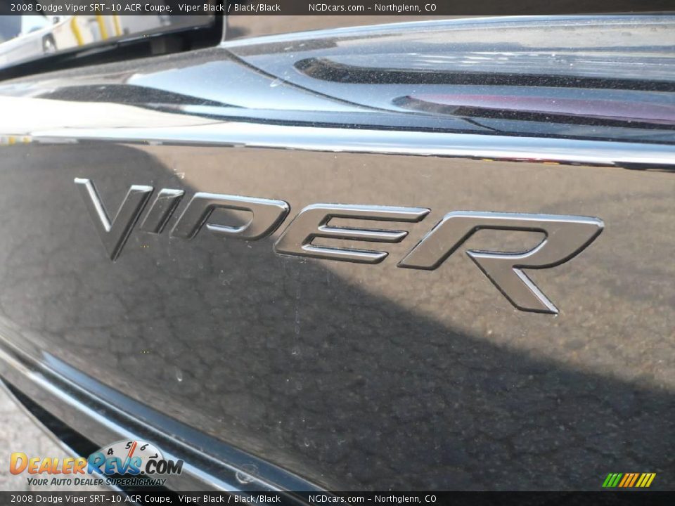 2008 Dodge Viper SRT-10 ACR Coupe Viper Black / Black/Black Photo #12