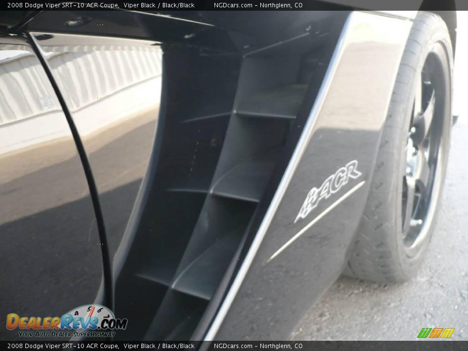 2008 Dodge Viper SRT-10 ACR Coupe Viper Black / Black/Black Photo #14