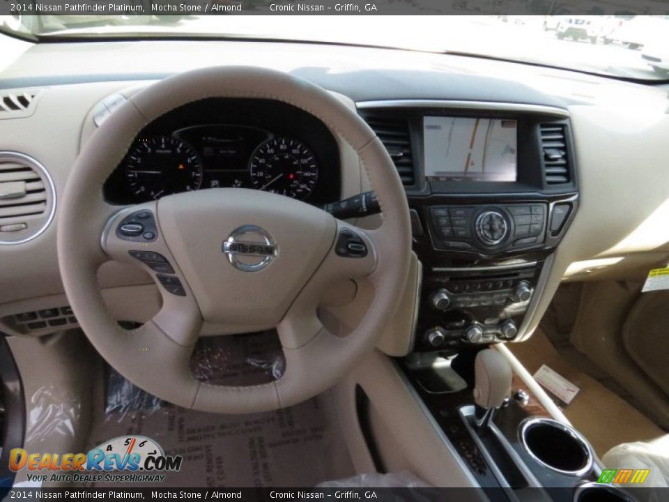 2014 Nissan Pathfinder Platinum Mocha Stone / Almond Photo #12