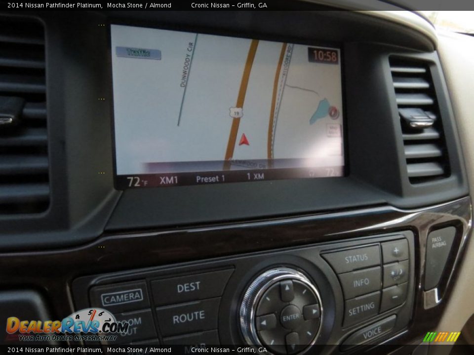 2014 Nissan Pathfinder Platinum Mocha Stone / Almond Photo #16