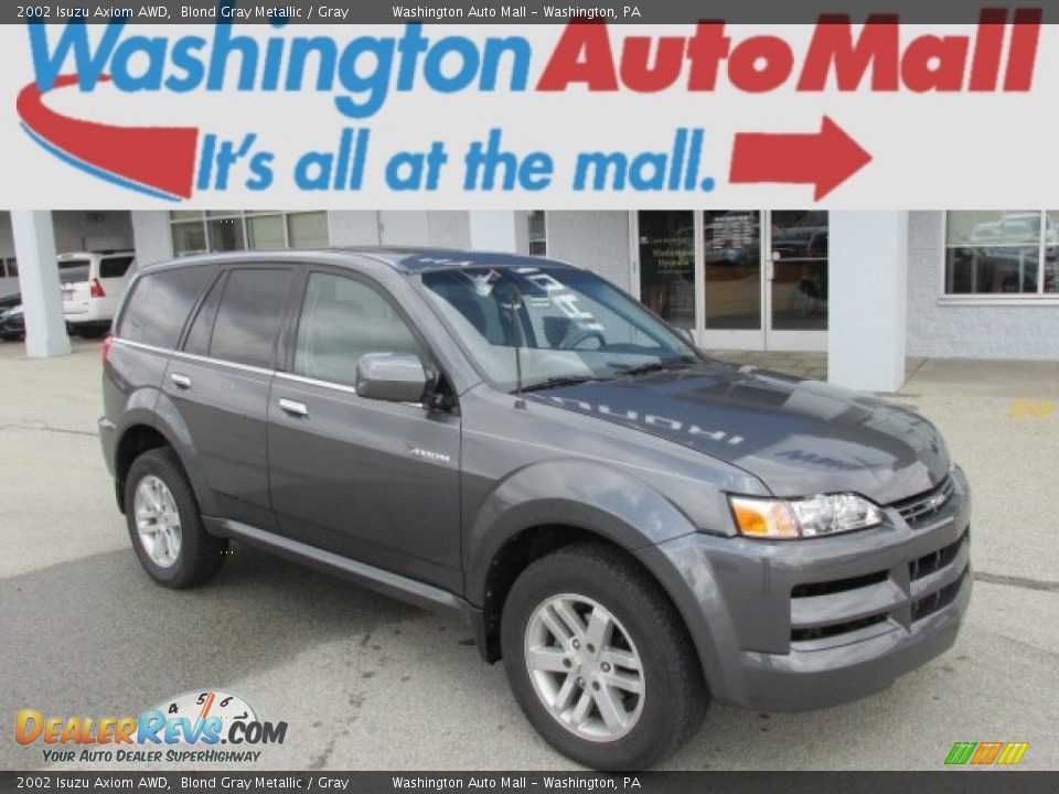 2002 Isuzu Axiom AWD Blond Gray Metallic / Gray Photo #1