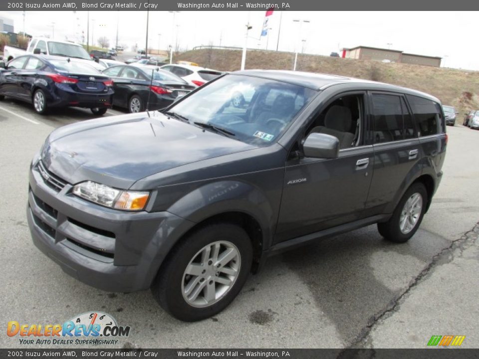 2002 Isuzu Axiom AWD Blond Gray Metallic / Gray Photo #6