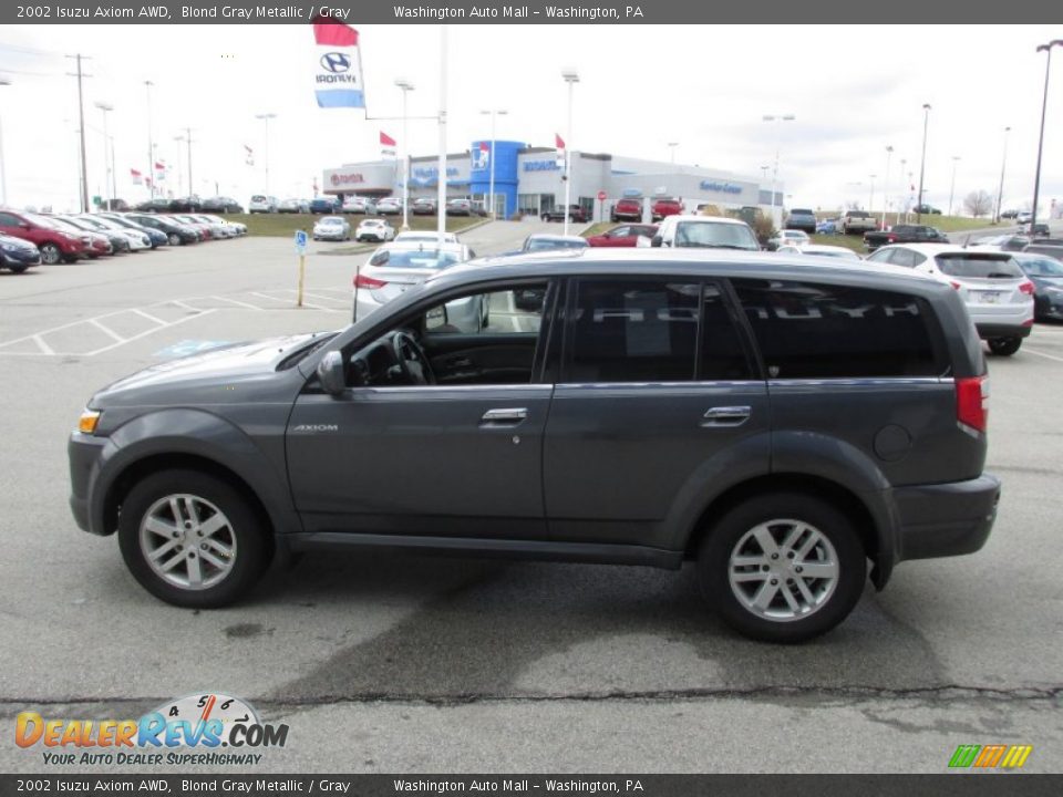 2002 Isuzu Axiom AWD Blond Gray Metallic / Gray Photo #7