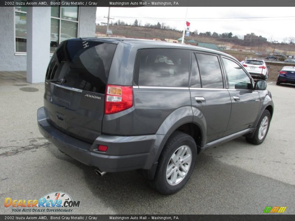 2002 Isuzu Axiom AWD Blond Gray Metallic / Gray Photo #9