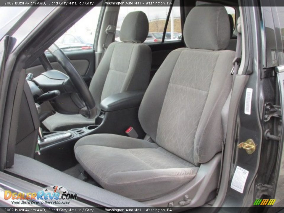 2002 Isuzu Axiom AWD Blond Gray Metallic / Gray Photo #11