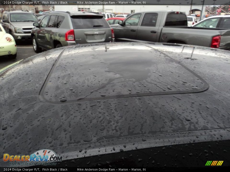 2014 Dodge Charger R/T Pitch Black / Black Photo #15