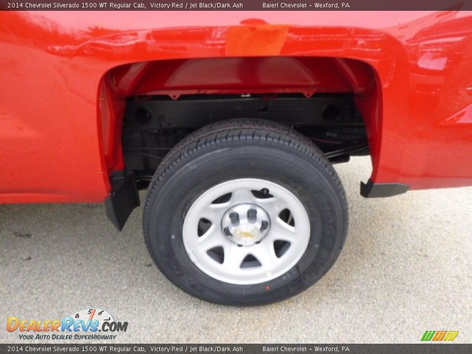 2014 Chevrolet Silverado 1500 WT Regular Cab Victory Red / Jet Black/Dark Ash Photo #9