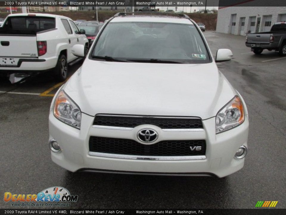 2009 Toyota RAV4 Limited V6 4WD Blizzard White Pearl / Ash Gray Photo #5