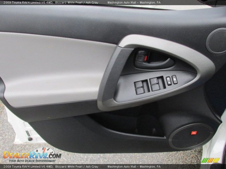 2009 Toyota RAV4 Limited V6 4WD Blizzard White Pearl / Ash Gray Photo #10