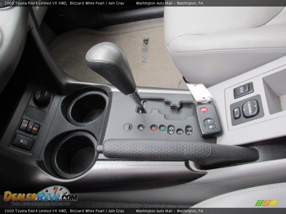 2009 Toyota RAV4 Limited V6 4WD Blizzard White Pearl / Ash Gray Photo #13
