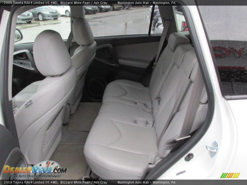 2009 Toyota RAV4 Limited V6 4WD Blizzard White Pearl / Ash Gray Photo #16