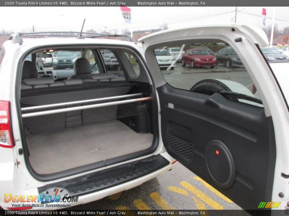 2009 Toyota RAV4 Limited V6 4WD Blizzard White Pearl / Ash Gray Photo #17