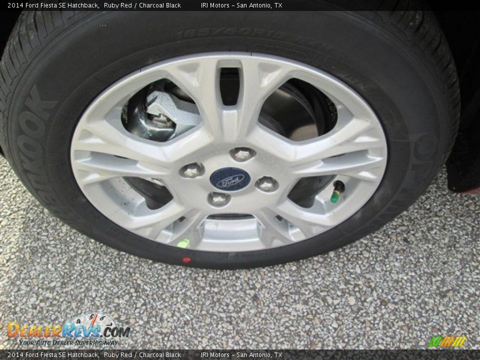2014 Ford Fiesta SE Hatchback Ruby Red / Charcoal Black Photo #2