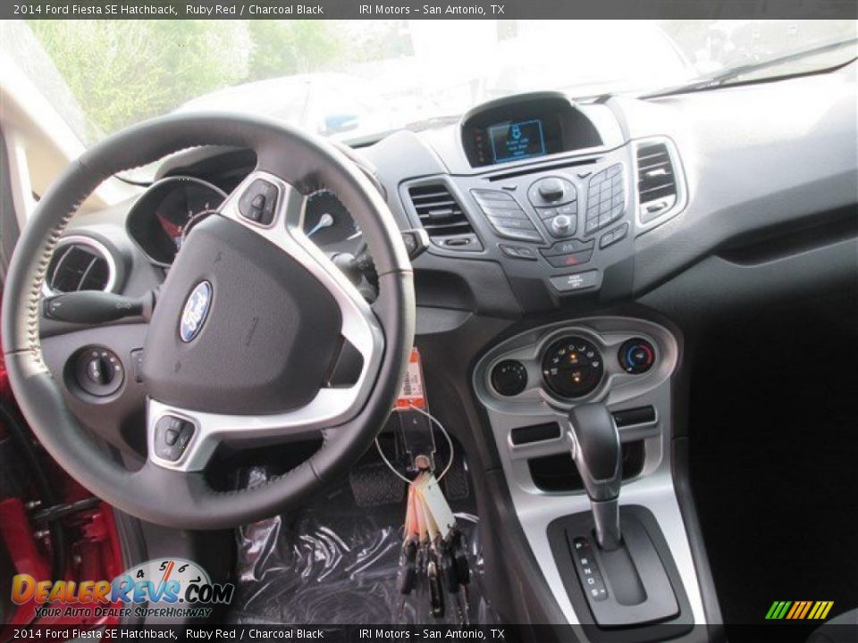 2014 Ford Fiesta SE Hatchback Ruby Red / Charcoal Black Photo #8