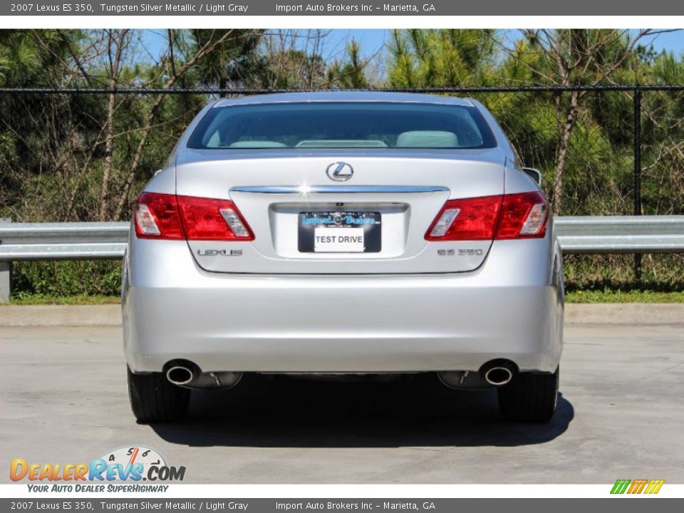 2007 Lexus ES 350 Tungsten Silver Metallic / Light Gray Photo #6