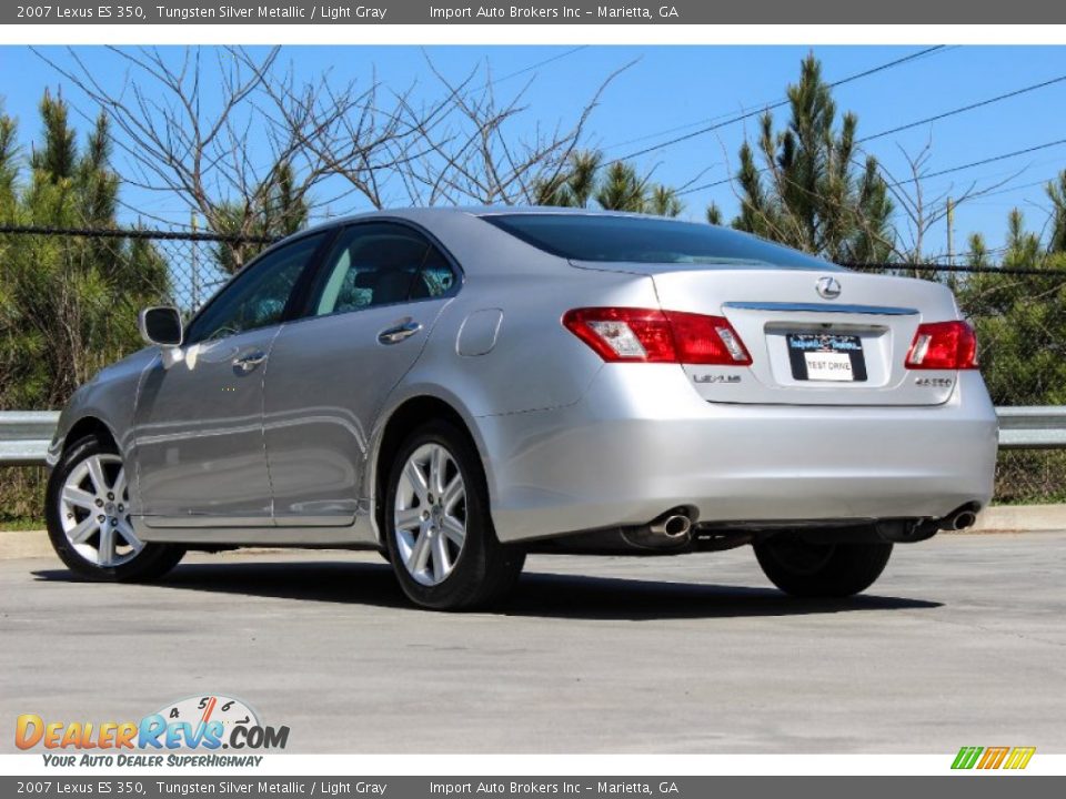 2007 Lexus ES 350 Tungsten Silver Metallic / Light Gray Photo #7