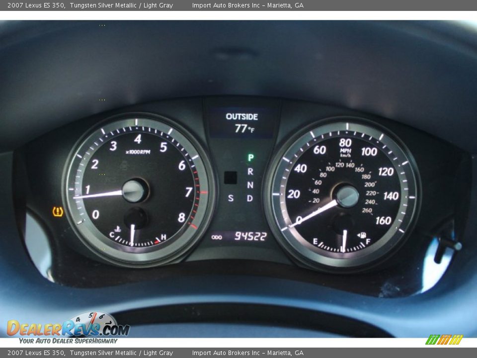 2007 Lexus ES 350 Tungsten Silver Metallic / Light Gray Photo #8