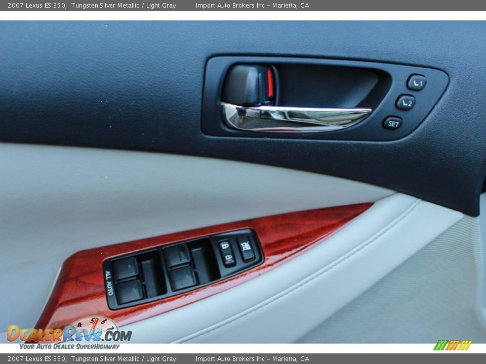 2007 Lexus ES 350 Tungsten Silver Metallic / Light Gray Photo #10