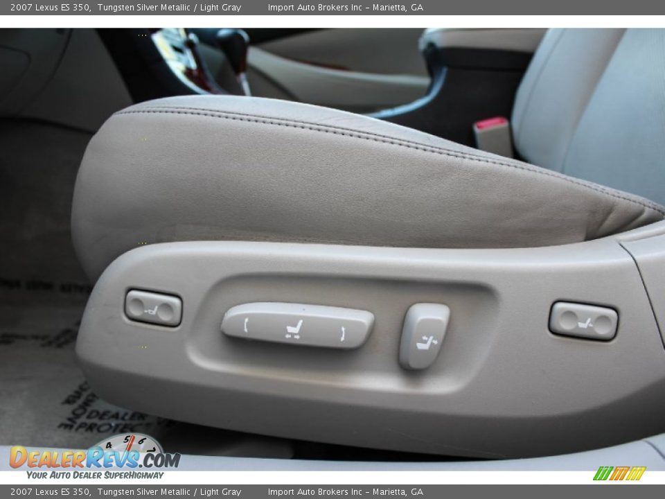 2007 Lexus ES 350 Tungsten Silver Metallic / Light Gray Photo #12