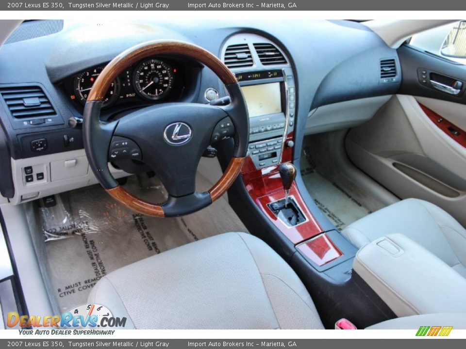 2007 Lexus ES 350 Tungsten Silver Metallic / Light Gray Photo #14