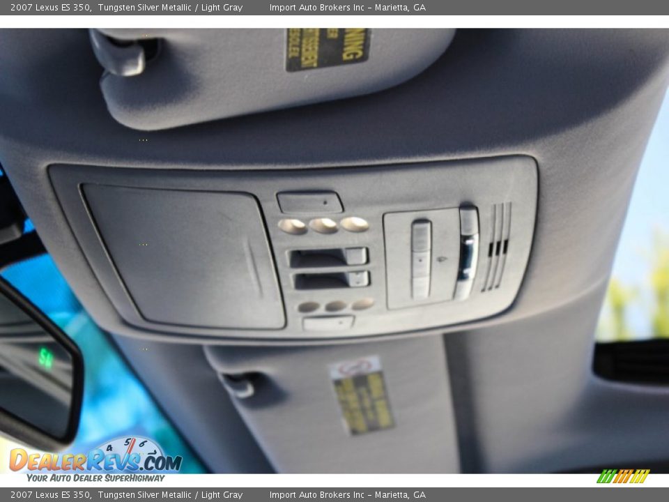 2007 Lexus ES 350 Tungsten Silver Metallic / Light Gray Photo #27
