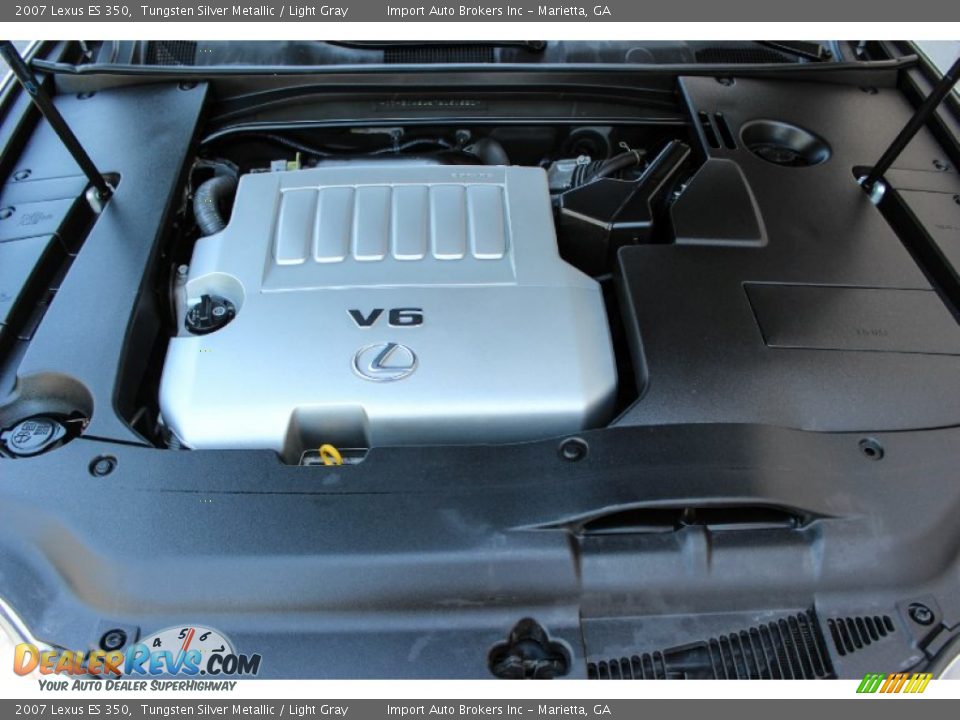 2007 Lexus ES 350 Tungsten Silver Metallic / Light Gray Photo #30