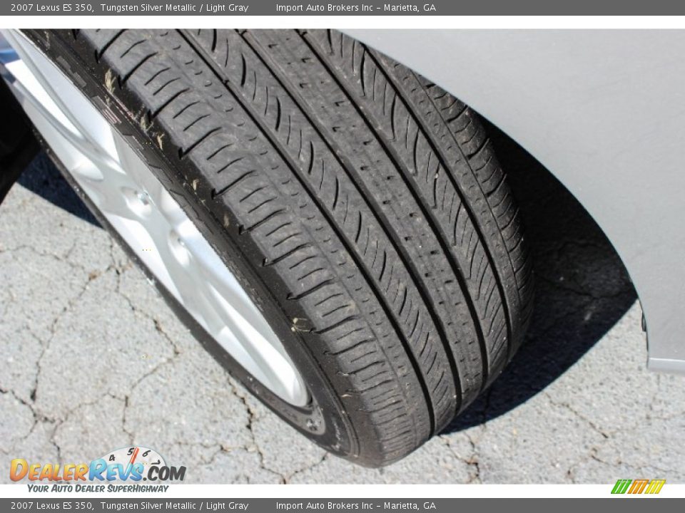2007 Lexus ES 350 Tungsten Silver Metallic / Light Gray Photo #34