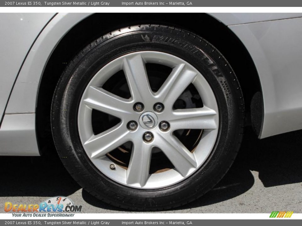 2007 Lexus ES 350 Tungsten Silver Metallic / Light Gray Photo #35
