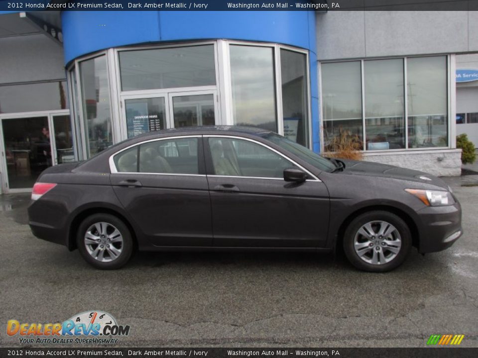 2012 Honda Accord LX Premium Sedan Dark Amber Metallic / Ivory Photo #2