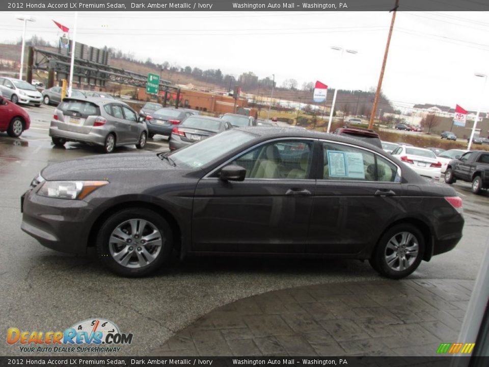 2012 Honda Accord LX Premium Sedan Dark Amber Metallic / Ivory Photo #5