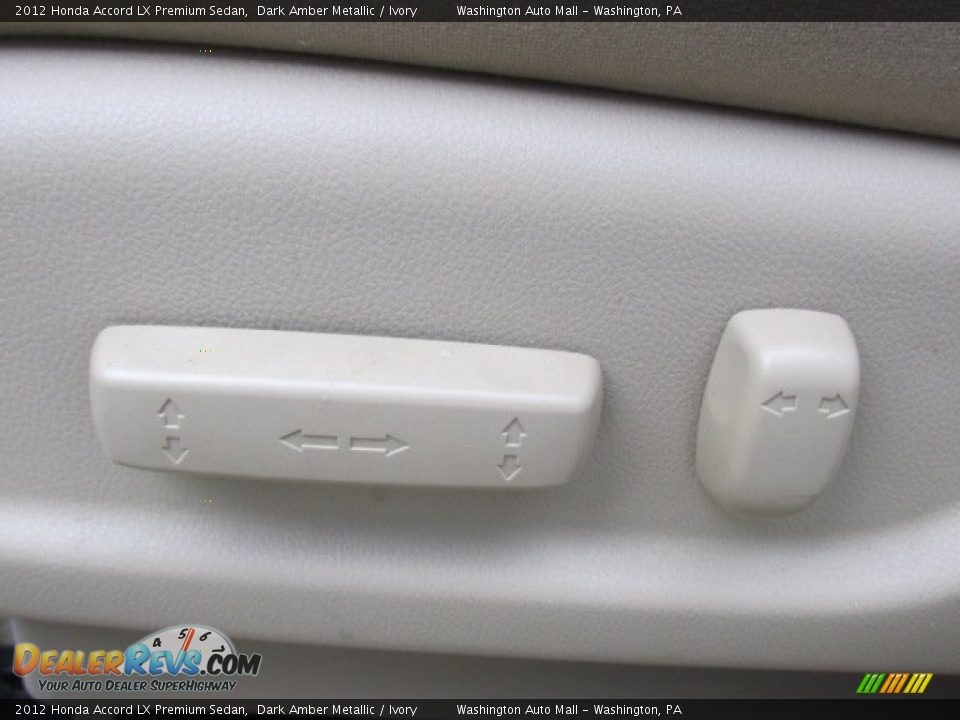 2012 Honda Accord LX Premium Sedan Dark Amber Metallic / Ivory Photo #12
