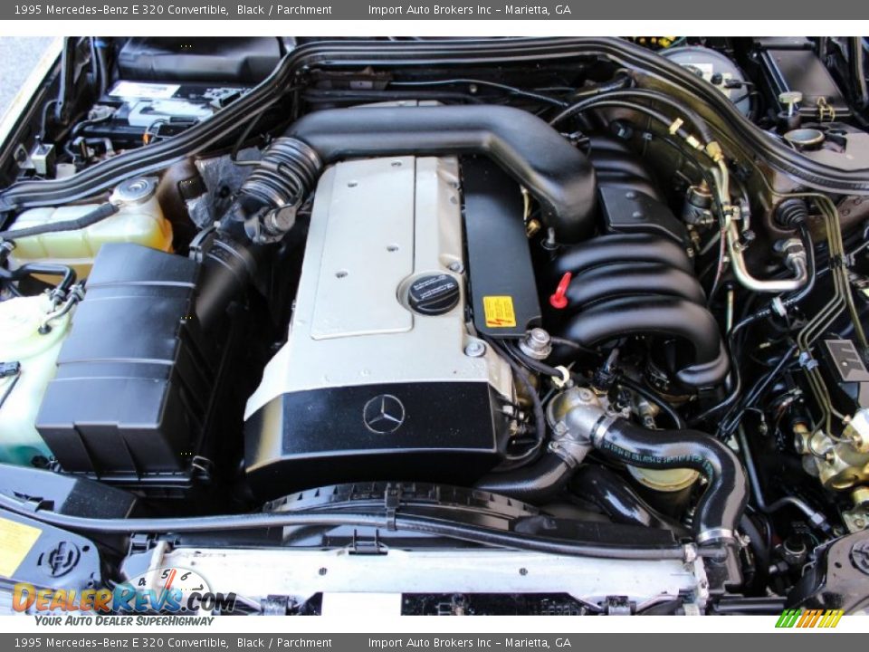 1995 Mercedes-Benz E 320 Convertible Black / Parchment Photo #21