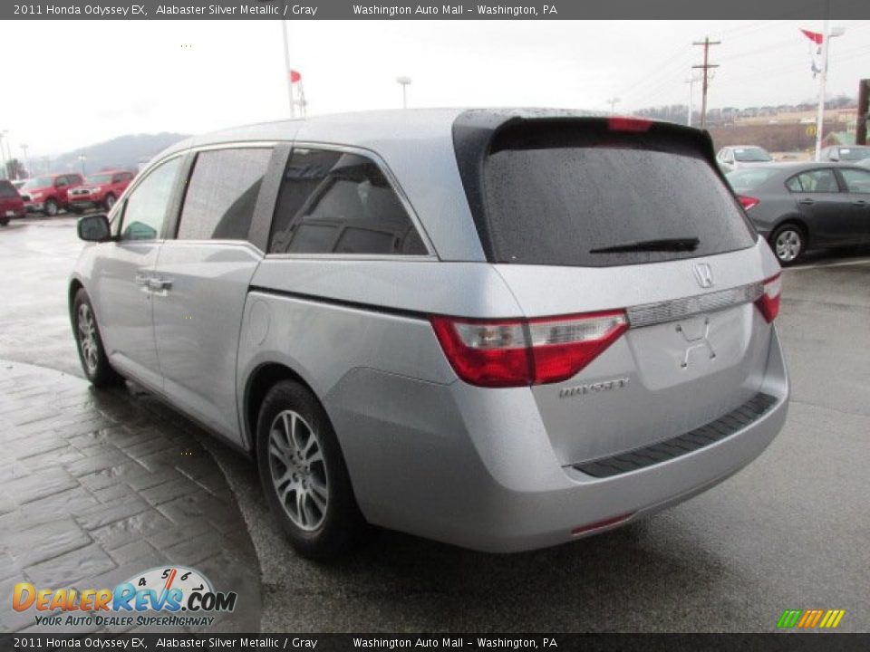 2011 Honda Odyssey EX Alabaster Silver Metallic / Gray Photo #5