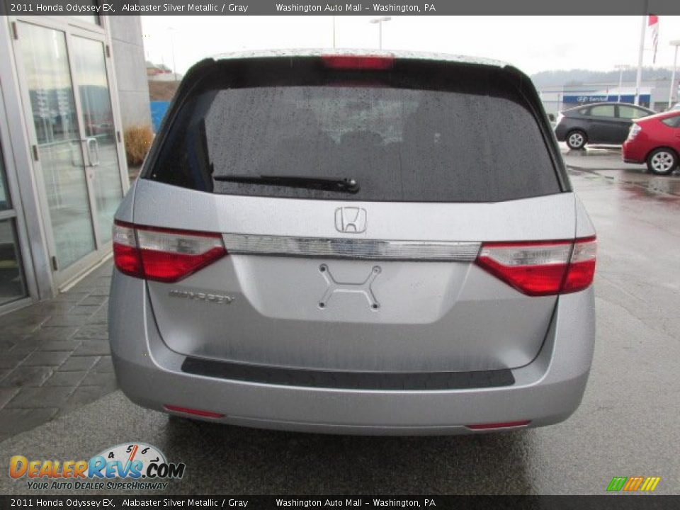 2011 Honda Odyssey EX Alabaster Silver Metallic / Gray Photo #6