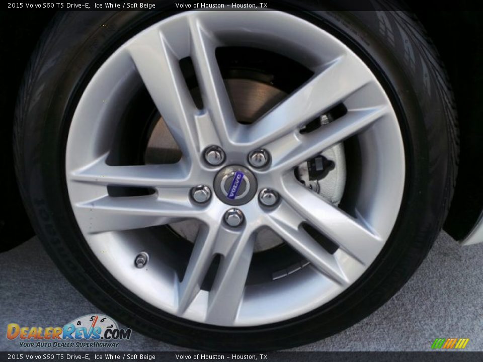 2015 Volvo S60 T5 Drive-E Ice White / Soft Beige Photo #7