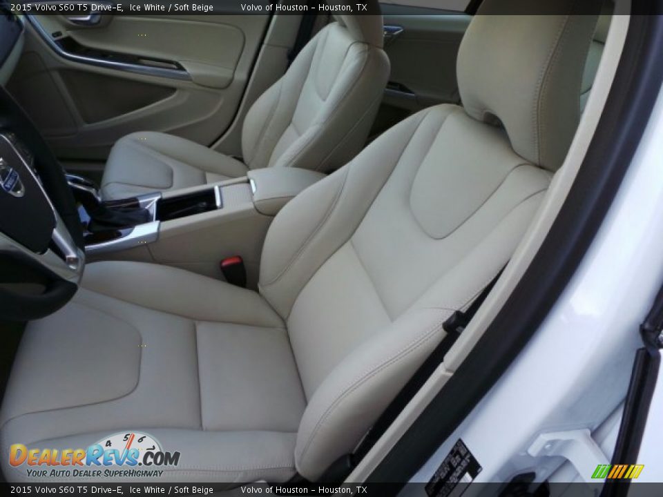 2015 Volvo S60 T5 Drive-E Ice White / Soft Beige Photo #10