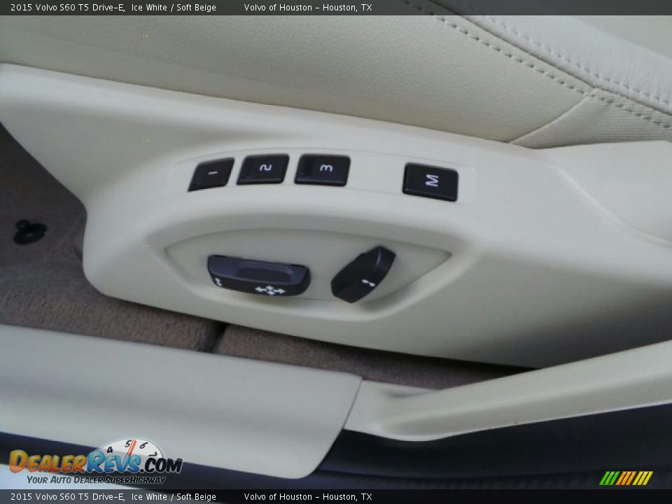 2015 Volvo S60 T5 Drive-E Ice White / Soft Beige Photo #11