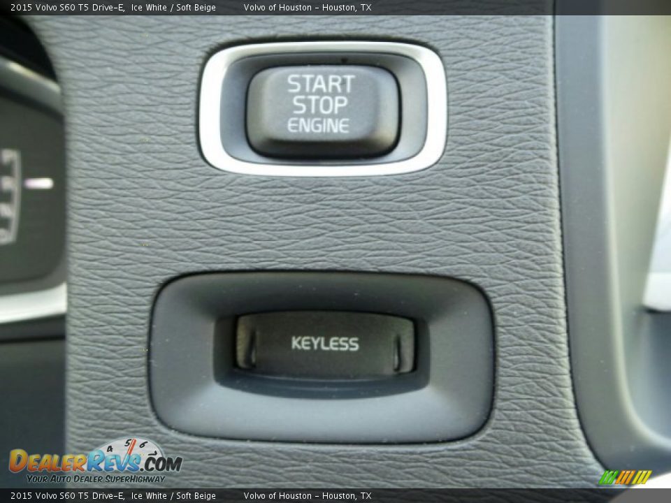 2015 Volvo S60 T5 Drive-E Ice White / Soft Beige Photo #19