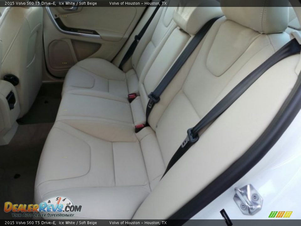 2015 Volvo S60 T5 Drive-E Ice White / Soft Beige Photo #24